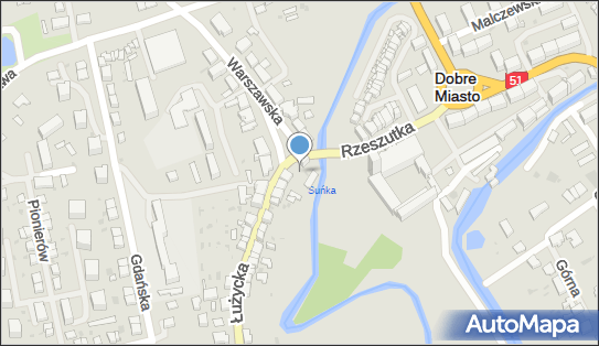 Postój Taxi, Łużycka 1a, Dobre Miasto 11-040 - Taxi - Postój