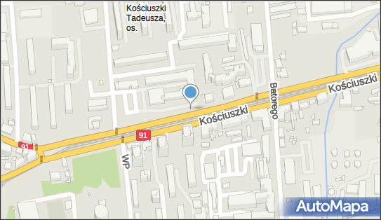 Postój Taxi, Kościuszki Tadeusza, gen.91 45, Toruń 87-100 - Taxi - Postój