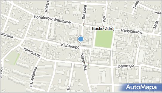Postój Taxi, Plac Zwycięstwa, Busko-Zdrój - Taxi - Postój