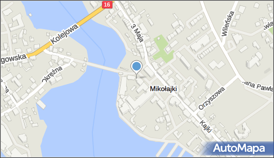 Postój Taxi, Plac Wolności, Mikołajki - Taxi - Postój