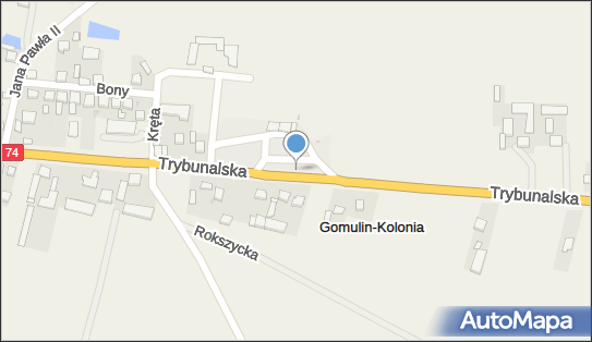 Orlen, DK 74, 97-371 Gomulin-Kolonia 26a, Gomulin-Kolonia - TIR - Parking, numer telefonu