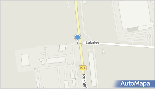 Parking TIR, DW 901, Poznańska, Pyskowice - TIR - Parking