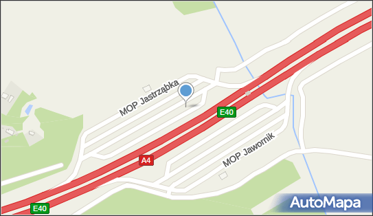 Parking TIR, A4, Jaźwiny - TIR - Parking