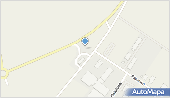 Parking TIR, E2615, Kościan - TIR - Parking
