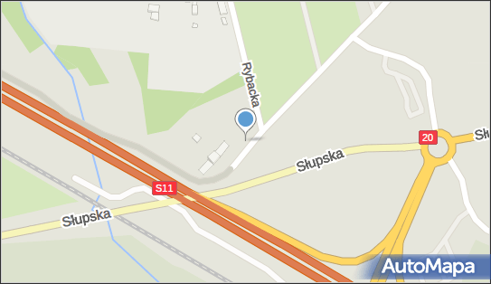 Płatny, Rybacka, Szczecinek 78-400 - TIR - Parking