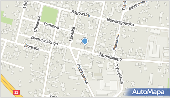 Toaleta publiczna, Żeromskiego Stefana 1, Tuszyn 95-080