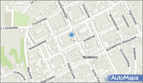 Toaleta publiczna, Rynek Jana Pawła II 7B, Myślibórz 74-300
