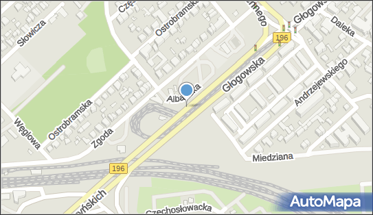 Toaleta publiczna, Wiadukt Kosynierów Górczyńskich196, Poznań od 60-001 do 60-965, od 61-001 do 61-897