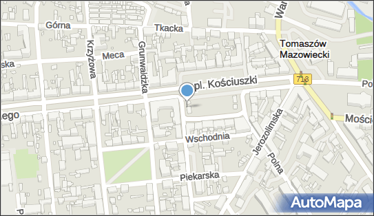 Toaleta publiczna, Plac Kościuszki Tadeusza, gen. 28 97-200