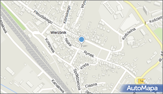 Toaleta publiczna, Rynek 1, Starachowice 27-200