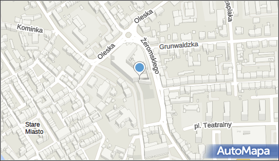 Toaleta publiczna, Plac Kopernika Mikołaja 16, Opole 45-040