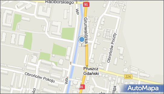 Toaleta publiczna, Grunwaldzka 6A, Pruszcz Gdański 83-000