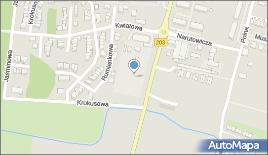 GPZ 110/15 kV Ustka, DW203, Darłowska, Ustka - Trafostacja