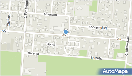 nr 0054, Armii Krajowej, Warszawa 05-075 - Trafostacja