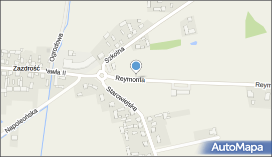 nr 0165, Reymonta Władysława, Zabrodzie 07-230 - Trafostacja