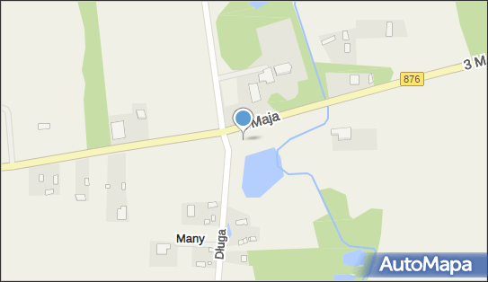 nr 0328, DW 876, Tarczyn - Trafostacja