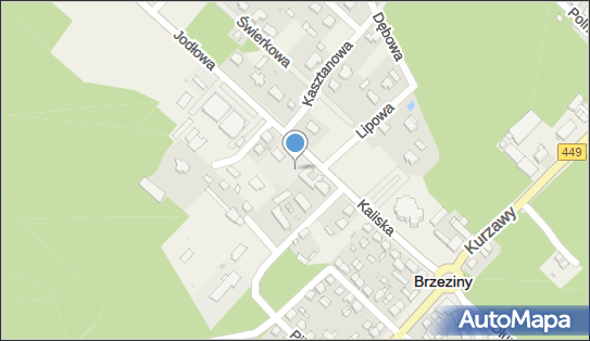 nr 13205, Kaliska, Brzeziny 62-874 - Trafostacja