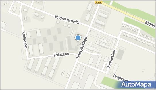 nr 1663, Książęca 15, Wieliszew 05-135 - Trafostacja