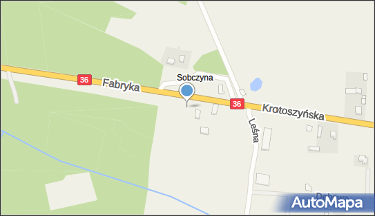 nr 22163, Sobczyna, Łąkociny 63-410 - Trafostacja
