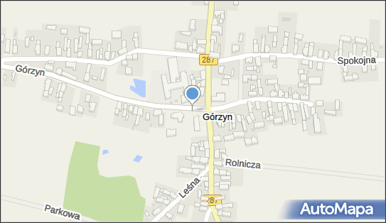 nr 3080, DW 287, Górzyn - Trafostacja