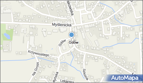 nr 32912, DW 966, Łapanowska, Gdów - Trafostacja