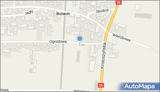 nr 45055, Ogrodowa, Bożacin 63-700 - Trafostacja