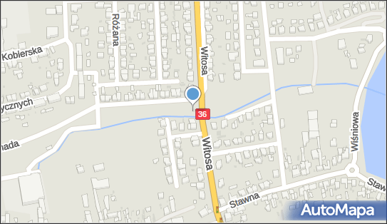 nr 45159, DK 36, Wincentego Witosa, Krotoszyn - Trafostacja