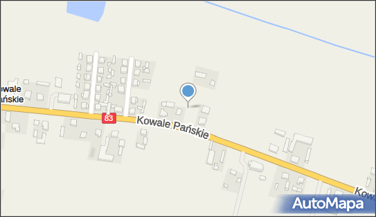 nr 60261, DK 83, Kowale Pańskie - Trafostacja