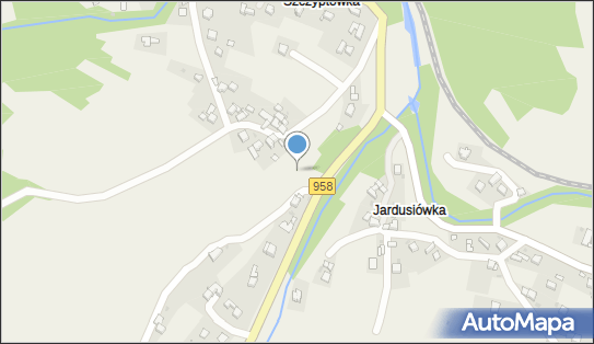 nr 6211, DW 958, Szczyptówka - Trafostacja