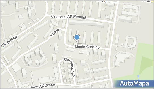 nr 6667, Monte Cassino 10, Warszawa 01-121 - Trafostacja