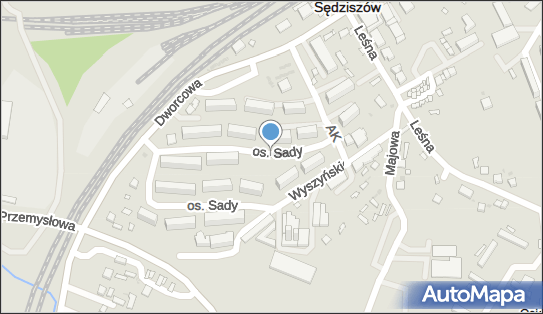 nr 8346, Osiedle Sady 11, Sędziszów 28-340 - Trafostacja