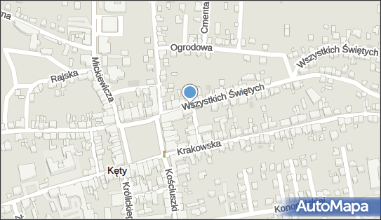 nr S 50009, Wszystkich Świętych 5, Kęty 32-650 - Trafostacja