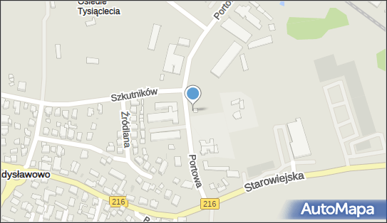 nr T-9483, Portowa, Władysławowo 84-120 - Trafostacja