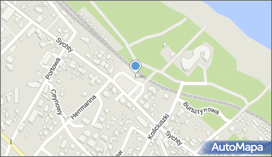 nr T-9745, Sychty Bernarda, ks. dr., Jastarnia 84-140 - Trafostacja