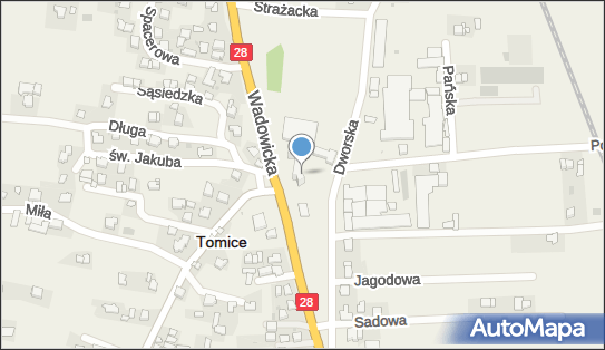 Stacja transformatorowa, Dworska 9A, Tomice 34-100 - Trafostacja