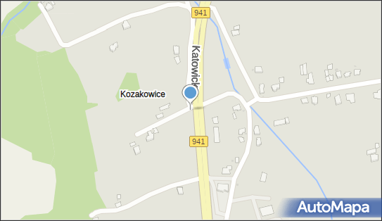 Trafostacja, DW 941, Katowicka, Ustroń - Trafostacja