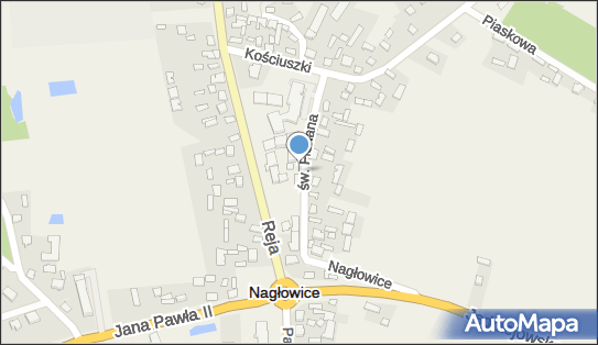 Trafostacja, św. Floriana 9, Nagłowice - Trafostacja