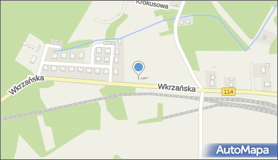 Trafostacja, DW 114, WOP, Trzebież - Trafostacja