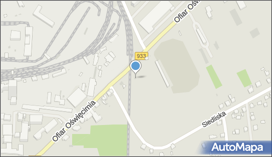 Trafostacja, DW 933, Ofiar Oświęcimia, Brzeszcze - Trafostacja