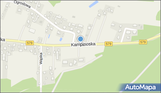 Trafostacja, DW 579, Kampinoska, Kazuń-Bielany - Trafostacja