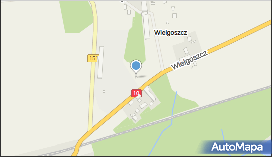 Trafostacja, DK 10, Wielgoszcz - Trafostacja