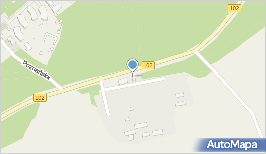 Trafostacja, DW 102, Poznańska, Pobierowo - Trafostacja