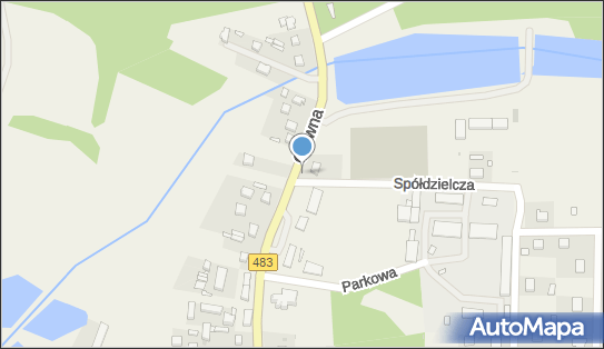 Trafostacja, DW 483, Główna, Buczek - Trafostacja