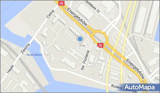 Trafostacja, DK 10, Energetyków, Szczecin - Trafostacja