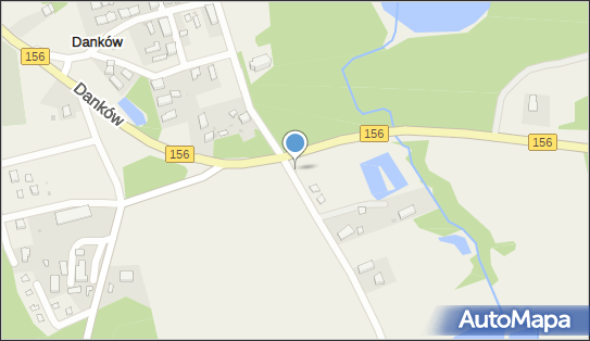 Trafostacja, DW 156, Danków - Trafostacja