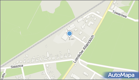 Trafostacja, DW 296, Lotników Alianckich, Żagań - Trafostacja