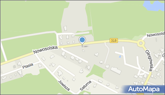 Trafostacja, DW 318, Nowosolska, Sława - Trafostacja