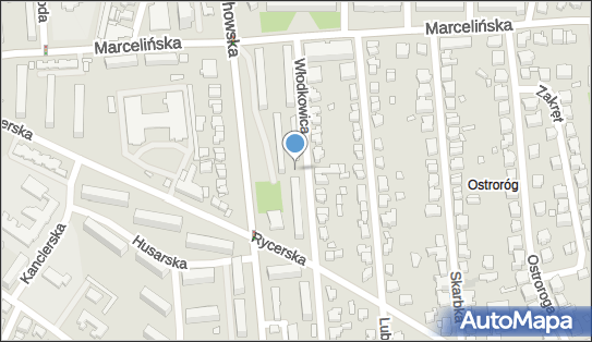 Trafostacja, 385 MST-390 Poznań, ul. Włodkowica 27, Poznań - Trafostacja