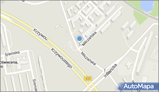 Trafostacja, 2389 MST-1677 Poznań,ul. Milczańska 1-3, Poznań - Trafostacja