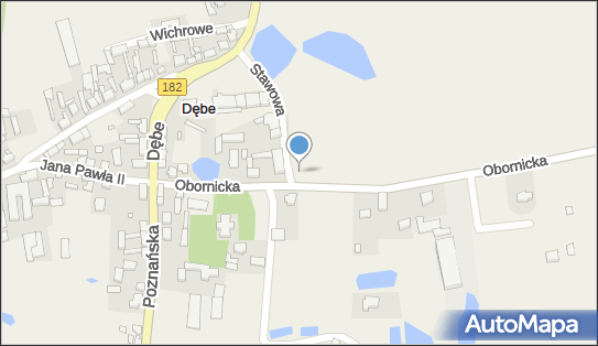 Trafostacja, Obornicka 20, Dębe 64-720 - Trafostacja